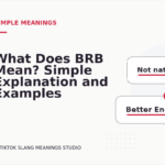 What Does BRB Mean? Simple Explanation and Examples