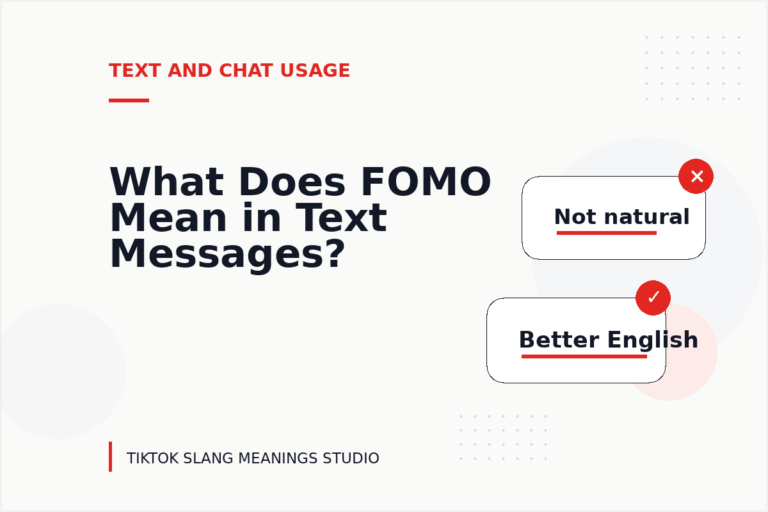 What Does FOMO Mean in Text Messages?