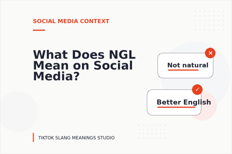 What Does NGL Mean on Social Media? What Does NGL Mean on Social Media?
